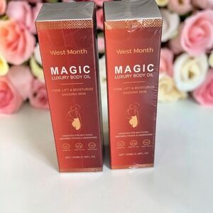 Magic Luxury Body Oil (2 Sealed Boxes) 3.38 Fl Oz Ea for Targeting Sagging Skin‎